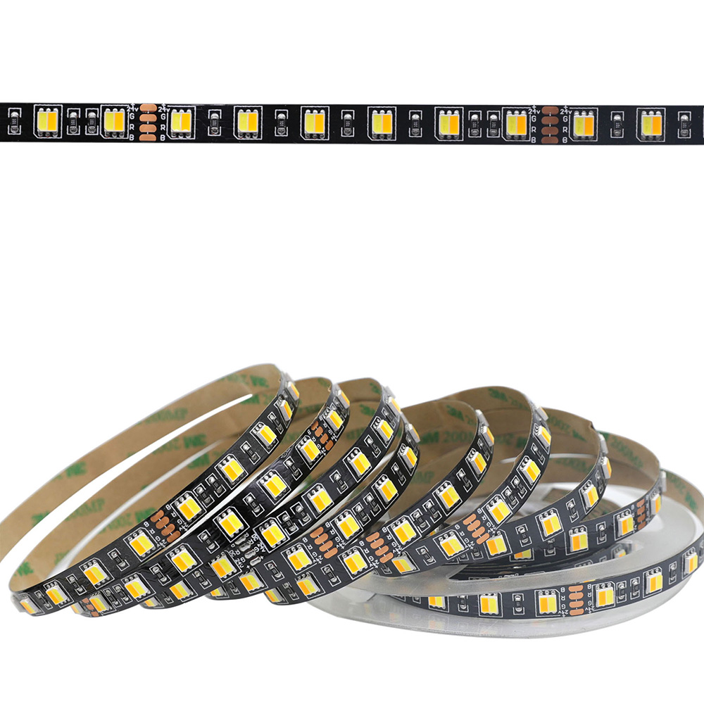 DC12/24V 5050SMD 60LEDs/M 2PIN1 CCT Flexible LED Strip Light - Pure White+Warm White,16.4FT/Roll DC12/24V 5050SMD 60LEDs/M 2PIN1 CCT Flexible LED Strip Light - Pure White+Warm White,16.4FT/Roll